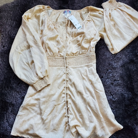 Urban Outfitters Rebecca Long Sleeve‎ Mini Dress - Picture 6 of 11